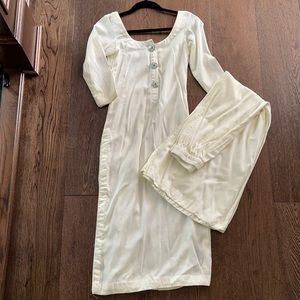 White Indian suit cotton